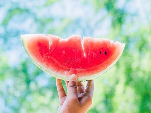 吃瓜夏天拍照,定格清凉美好时光